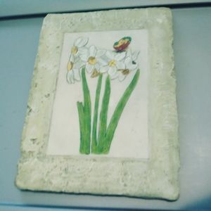 BOTAN FLORAL BOTANICAL WALL PLAQUE.🎋